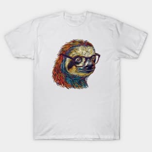 Slow and Steady, But Super Smart: The Brainy Sloth! T-Shirt
